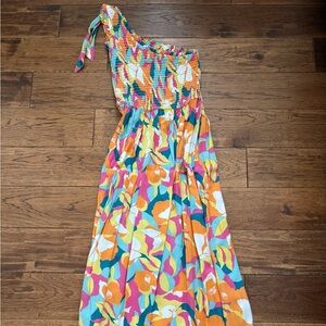 Colorful Floral Maxi Dress